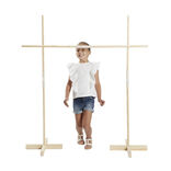 Jeu limbo XL en bois 122x35xH122cm