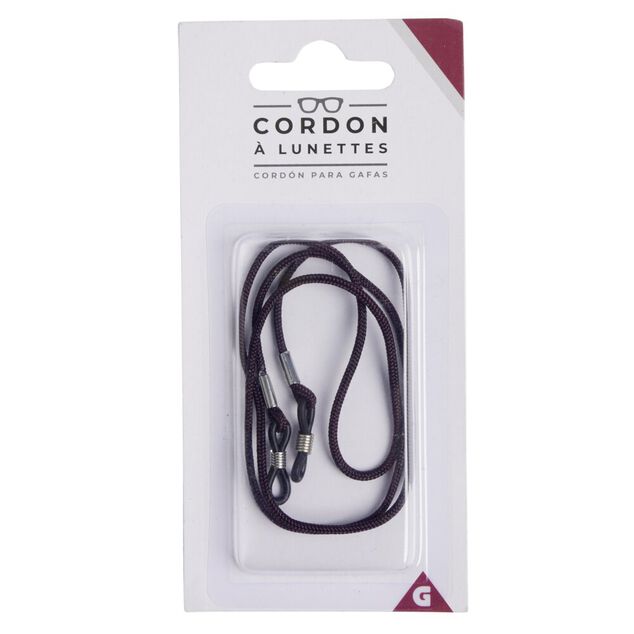 Cordon à lunette uni L64cm (2 modèles)