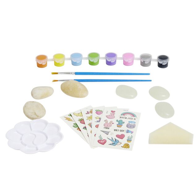 Activit&eacute; galet &agrave; d&eacute;corer x6