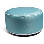 Pouf gonflable ext&eacute;rieur uni bleu lagon