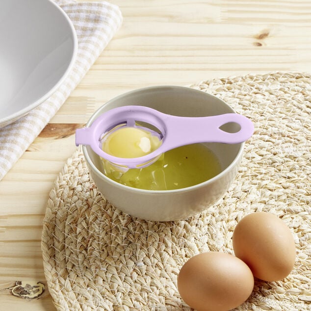 Séparateur blanc d'oeuf plastique bleu ou rose