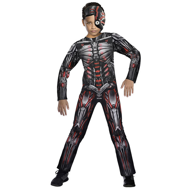 D&eacute;guisement enfant Halloween cyborg combinaison et masque 11/14ans