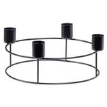 Couronne chandelier métal noir