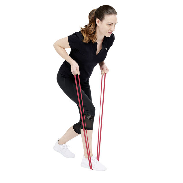 &Eacute;lastique fitness force 7 &agrave; 16 rouge