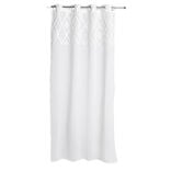 Voilage en polyester tufté blanc 140x240cm