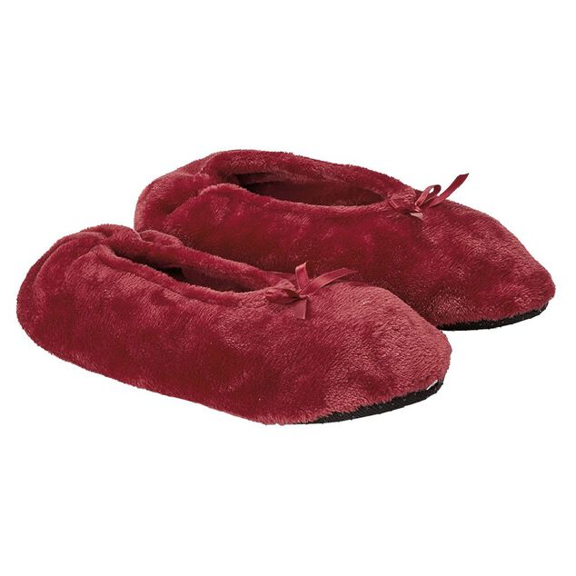 Paire de Chaussons ballerines noire blanc ou rouge