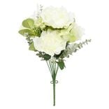 Piquet fleur artificielle &Oslash;24xH41cm blanc