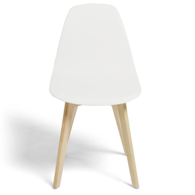 Housse de chaise 45x40xH45cm Lot de 2 (2 mod&egrave;les gris ou blanc)