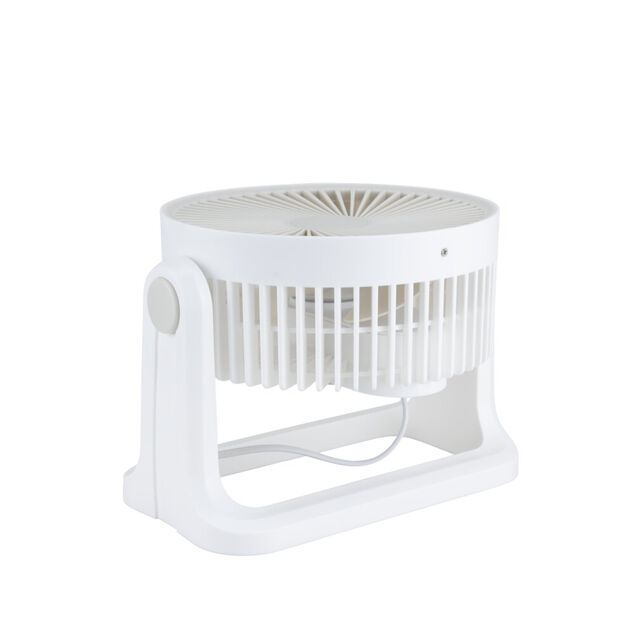 Ventilateur &agrave; poser Homday 3 vitesses inclinaison 90&deg; 10W &Oslash;20cm