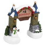 Arche pour village de no&euml;l int&eacute;rieur 16x7,5xH15cm