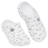 Sabots Hipps Femme plastique blanc motif tricolore T40/41