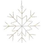 Flocon de Noël lumineux 55LED blanc chaud H20cm