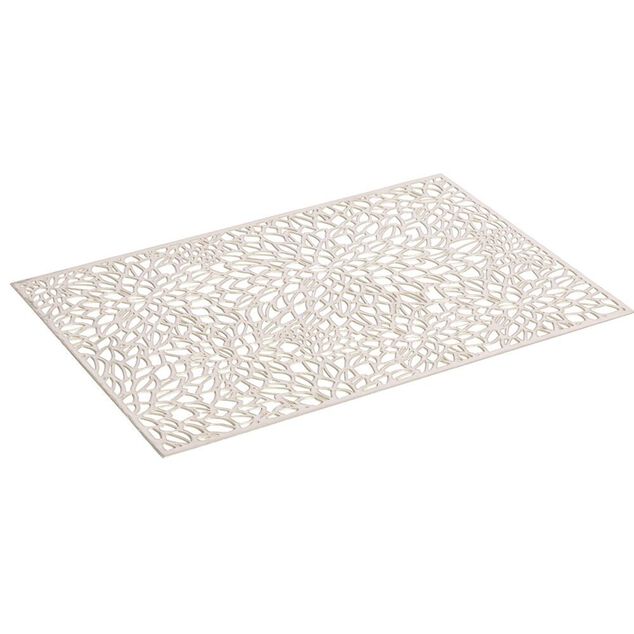 Set de table d&eacute;co design ajour&eacute; dor&eacute; 30x45cm x2