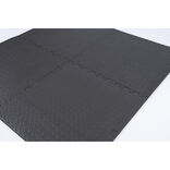 Dalle de sol multi-usage modulable noir 60x60cm (lot de 4)