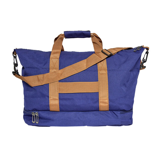 Sac de sport mixte 44x24xH35cm - 2 modèles noir ou bleu marine