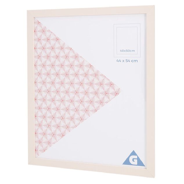 Cadre photo rose 44x54cm pour photo 40x50cm