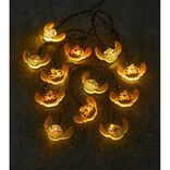 Guirlande lumineuse LED Halloween Disney Stitch &agrave; piles 1,6m