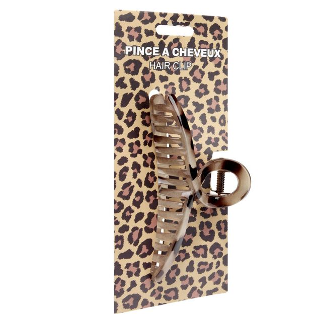Pince à cheveux animal effet écaille 13 cm