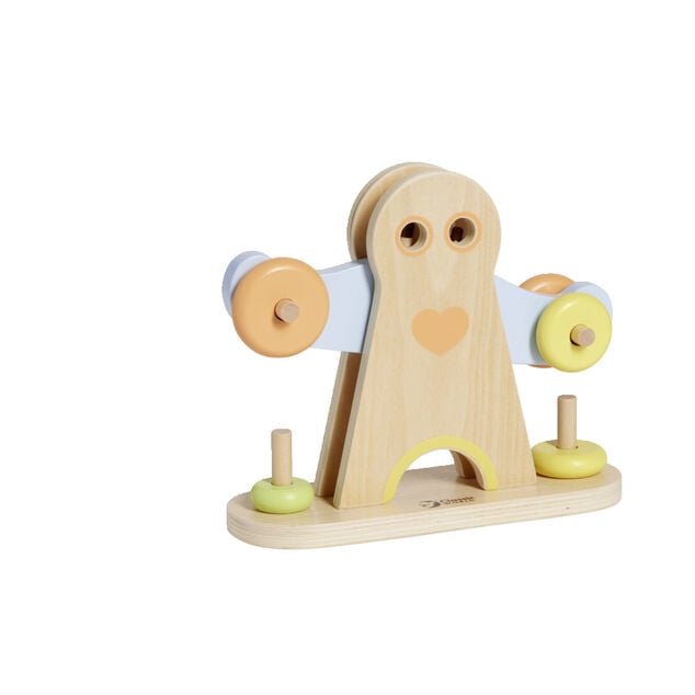 Jeu anneau en bois 21x7,5xH17,7cm