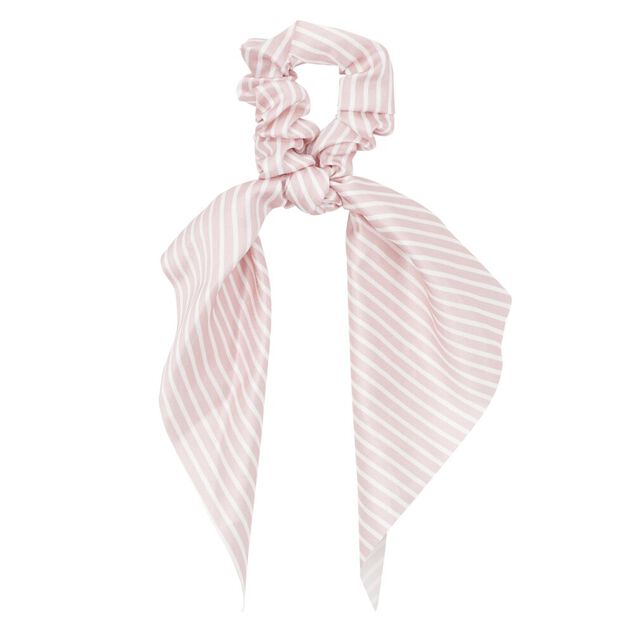 Chouchou ruban à cheveux en tissu rayé L29cm (4 modèles)