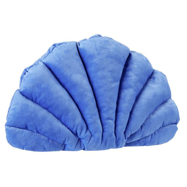 Coussin velours forme coquillage