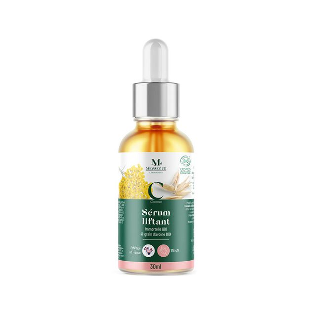 S&eacute;rum liftant Mess&eacute;gu&eacute; immortelle bio et grain d'avoine bio 30ml