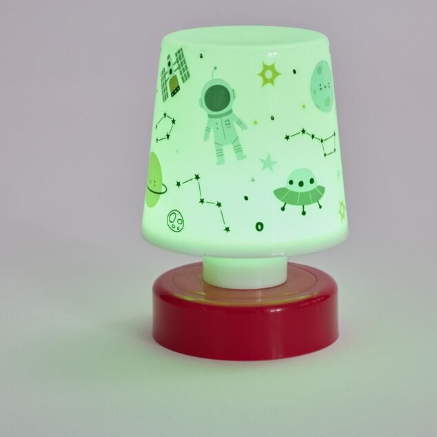 Veilleuse &agrave; LED licorne ou astronaute H11,5cm (2 mod&egrave;les)