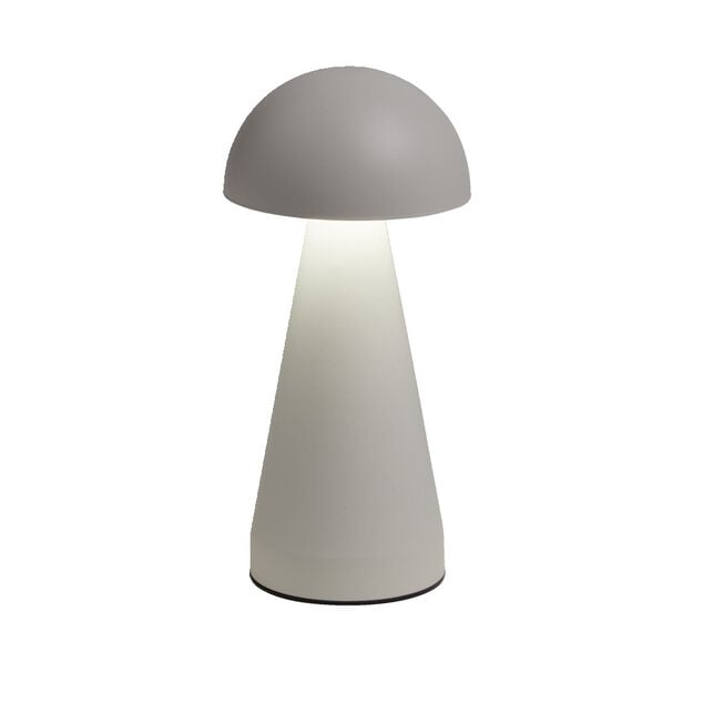 Lampe de table Roundi USB tactile blanche &Oslash;9,5xH22,5cm
