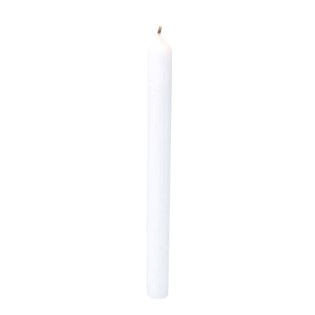 Bougie chandelle blanche &Oslash;2xH25 cm x6