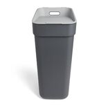 Poubelle de tri grise 30L