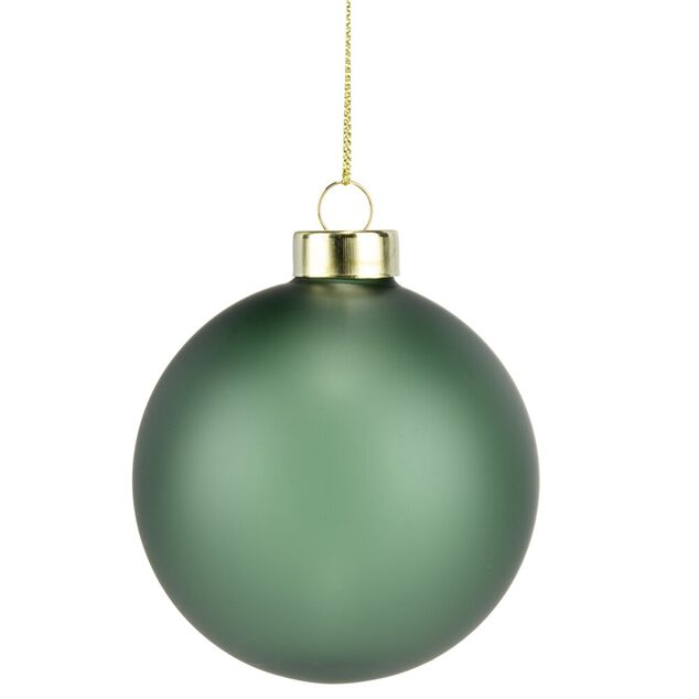 Boule de No&euml;l en verre &Oslash;8cm (3 mod&egrave;les)