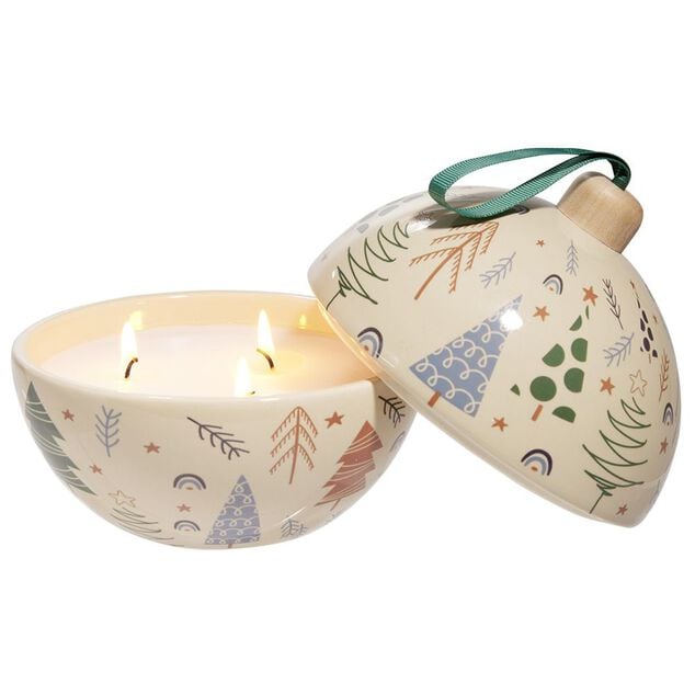 Bougie bonbonni&egrave;re No&euml;l parfum&eacute;e 25h