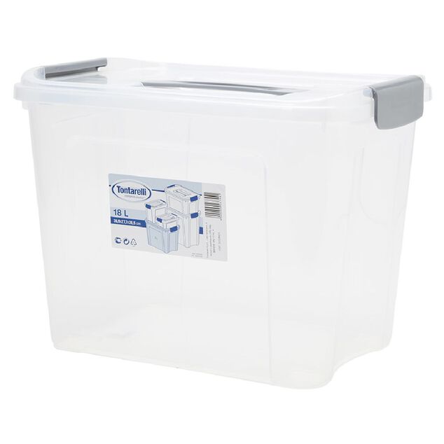 Box de rangement Combi Tontarelli 18 L transparent