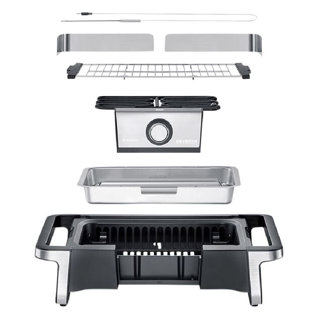 Barbecue grill sur pied int/extSeverin Senoa noir