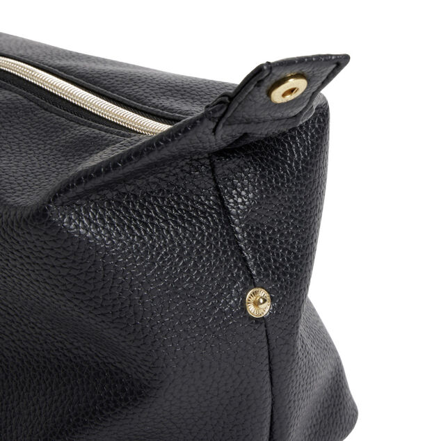 Trousse de toilette femme 30x15,5xH13,5cm (2 modèles noir ou blanc)