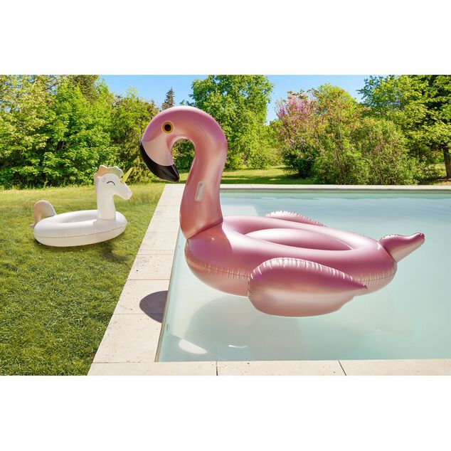 Flamant rose &icirc;le gonflable XL