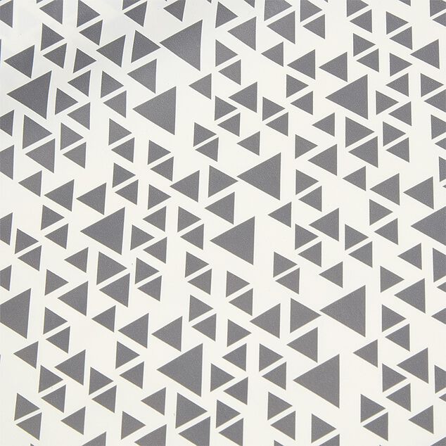 Toile cir&eacute;e imprim&eacute; gris anthracite