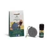 Galet diffusion céramique et synergie huiles essentielles sérénité Mességué