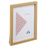 Cadre photo bois clair 18x24cm pour photo 13x18cm