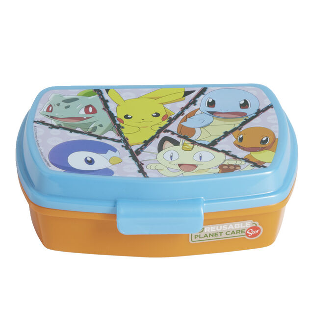 Bo&icirc;te &agrave; sandwich Pok&eacute;mon plastique 14x17x5,6cm