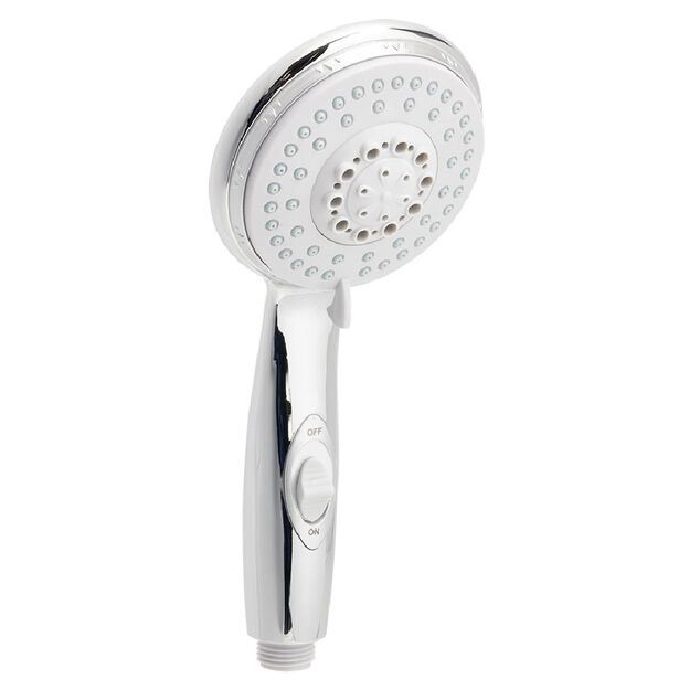 Pommeau de douche multifonctions métal avec tuyau