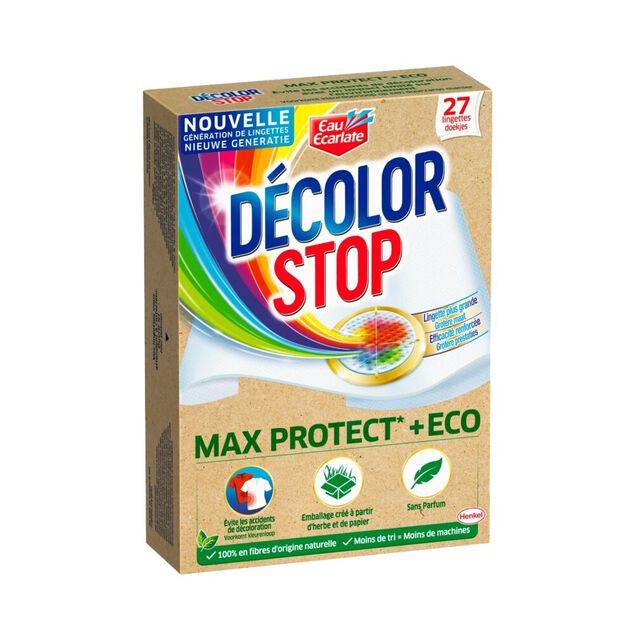 Lingettes anti-d&eacute;coloration Decolor Stop Max Protect 27 feuilles