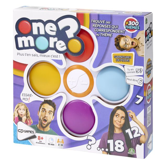 Jeu de soci&eacute;t&eacute; One More 300 th&egrave;mes