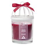 Bougie cage &agrave; oiseau senteur fruits rouges 36H