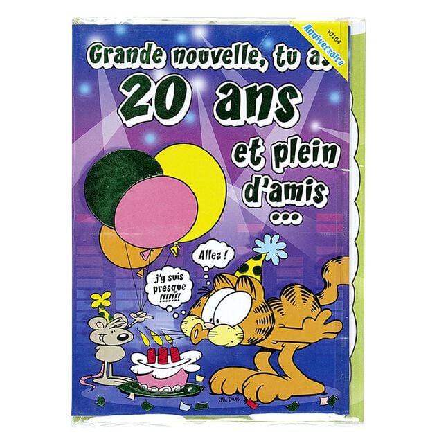 Carte maxi Garfield