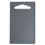 Planche à découper en plastique gris 24x14,5cm