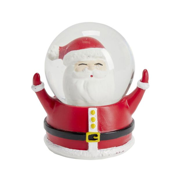 Boule à neige Noël traditionnel personnage 9x6,5xH9cm (4 modèles)