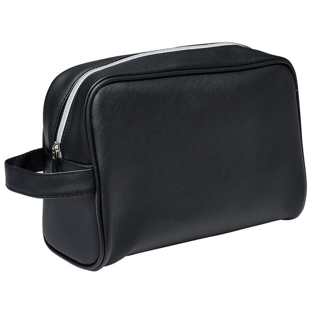 Trousse de toilette 26x18xH10cm (2 mod&egrave;les noir ou bleu)