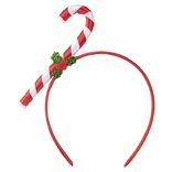 Serre-tête déco sucre d'orge Noël