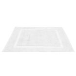 Tapis salle de bain coton blanc 40x70cm